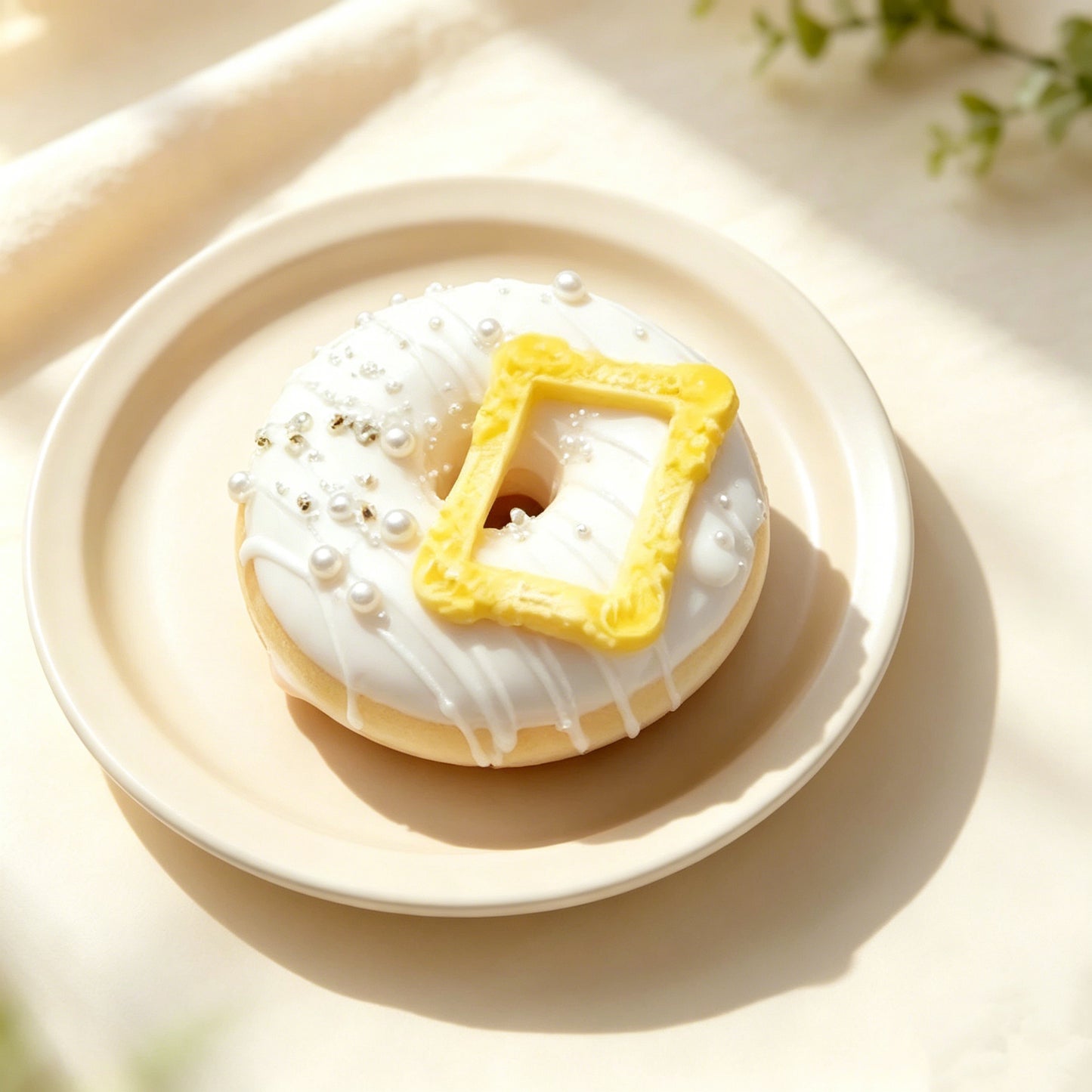 4Pcs Cute Macaron Donut Fridge Magnets Set