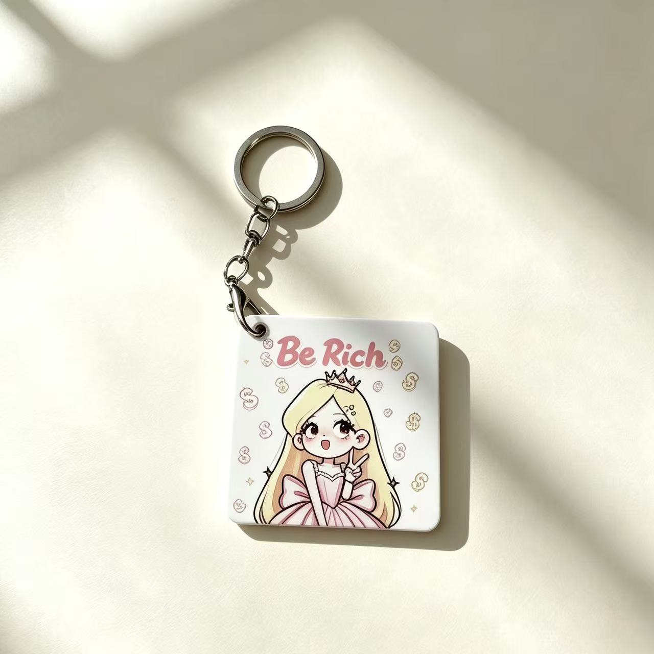 Personalized Heat Transfer Custom Photo Keychains