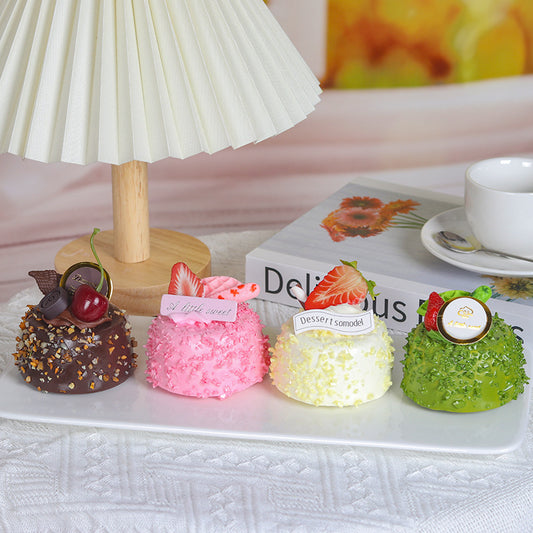 4pcs Food Lover Gift Cake Fridge Magnets