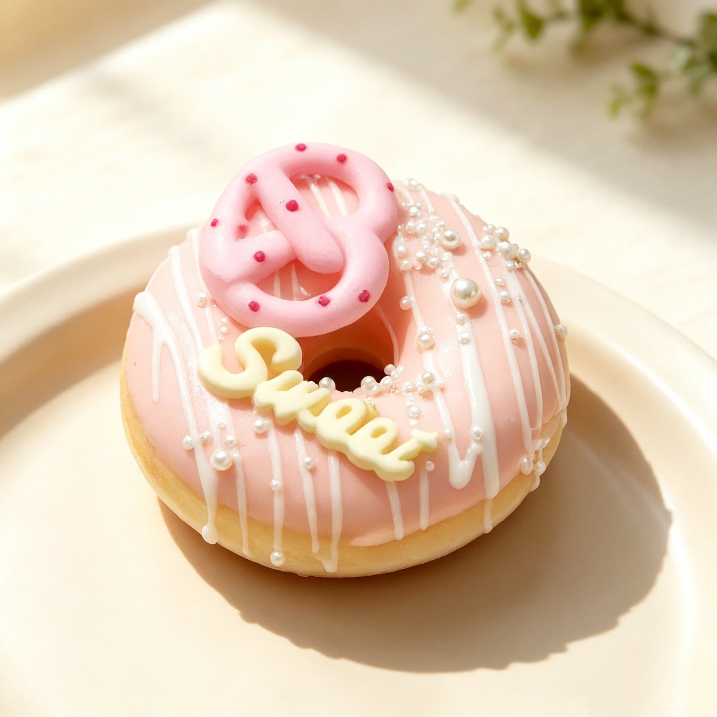 4Pcs Cute Macaron Donut Fridge Magnets Set