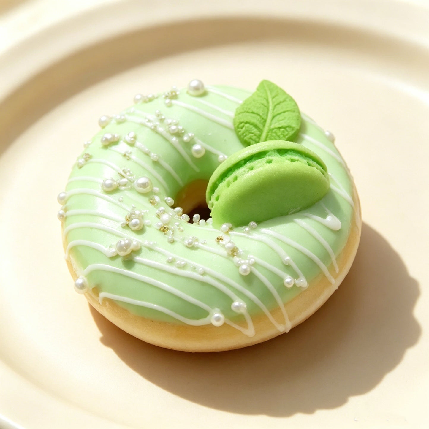 4Pcs Cute Macaron Donut Fridge Magnets Set