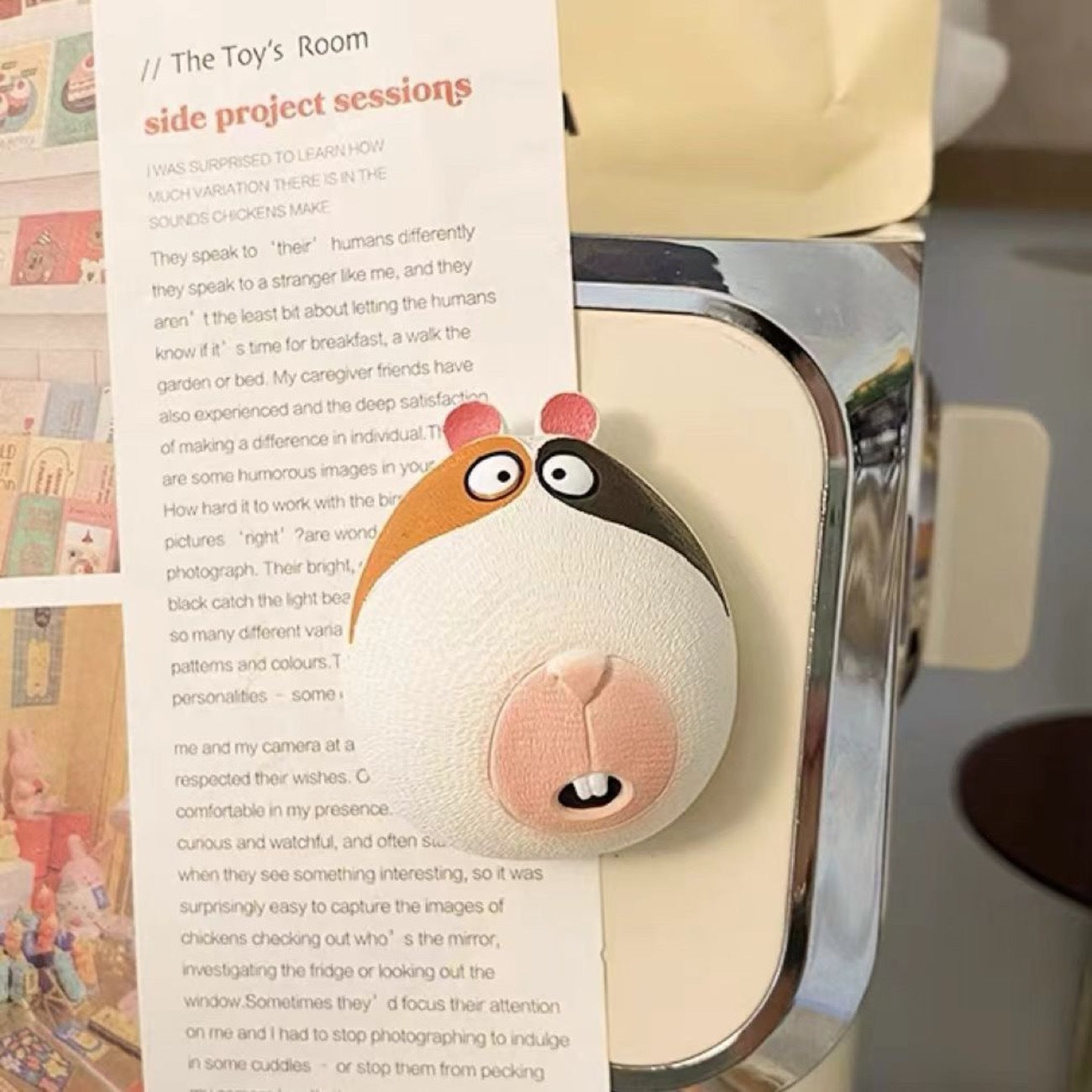 7Pcs Lovely Cartoon Pet Fridge Decor Magnets