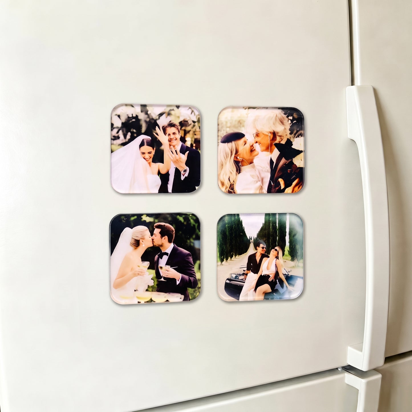 Custom Sublimation Acrylic Refrigerator Magnets