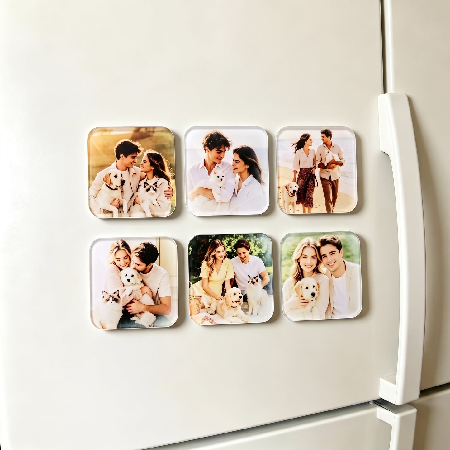 Custom Sublimation Acrylic Refrigerator Magnets