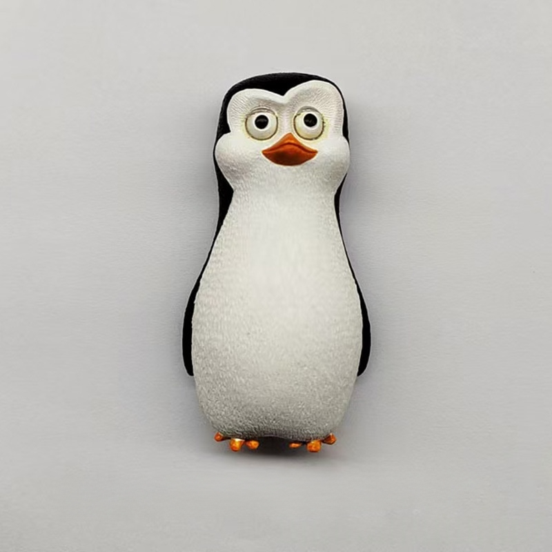4Pcs Lovely 3D Penguin Fridge Decor Magnets