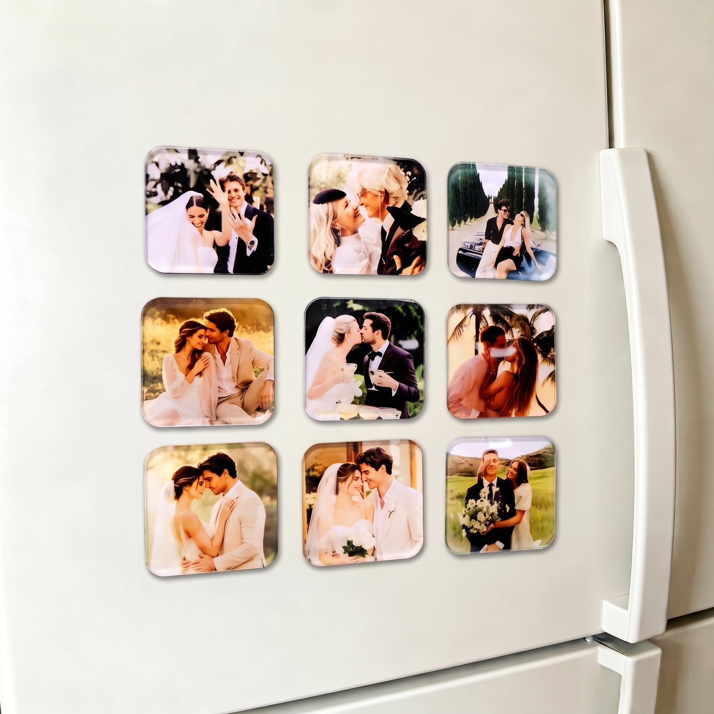 Custom Sublimation Acrylic Refrigerator Magnets