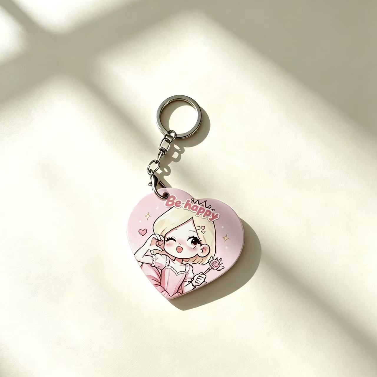Personalized Heat Transfer Custom Photo Keychains