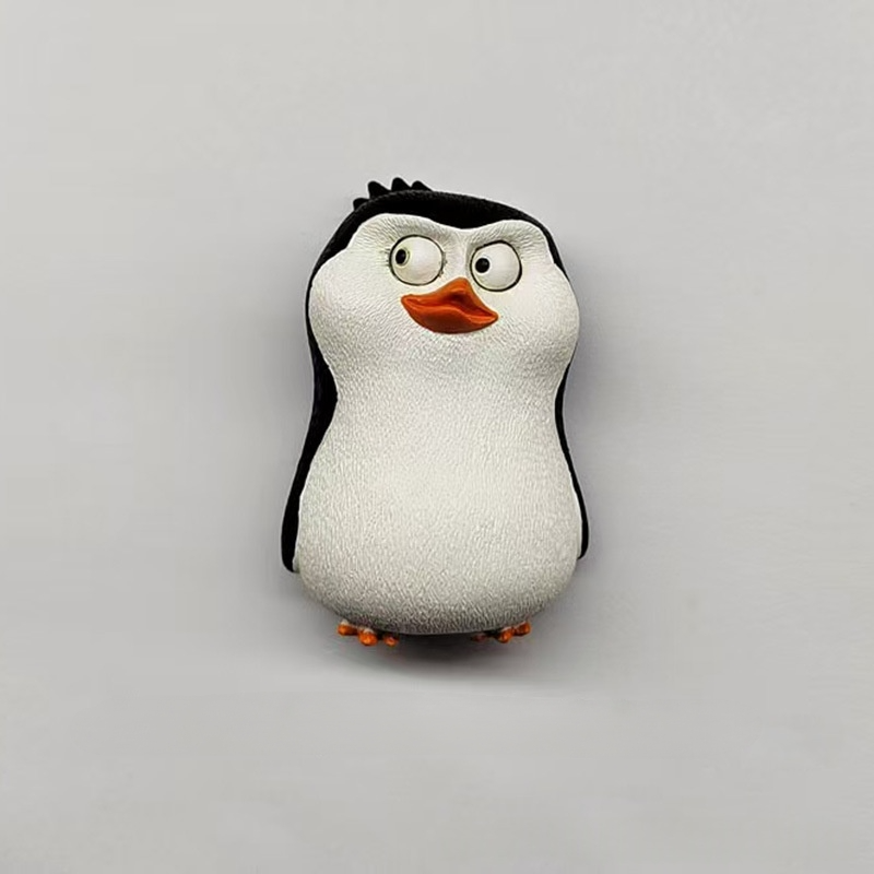 4Pcs Lovely 3D Penguin Fridge Decor Magnets